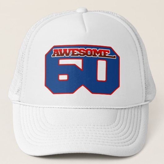erstaunlich 60 truckerkappe (Vorderseite)