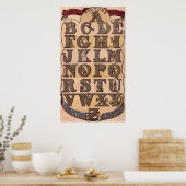 Erstaunlich Alphabet Poster (Küche)