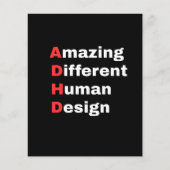 Erstaunlich Andersartiges Menschliches Design - AD Flyer (Vorne)