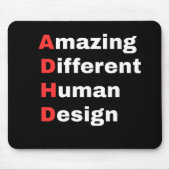 Erstaunlich Andersartiges Menschliches Design - AD Mousepad (Vorne)