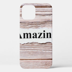 ERSTAUNLICH auf Papier. Konzept. Wörter von AM Case-Mate iPhone Hülle