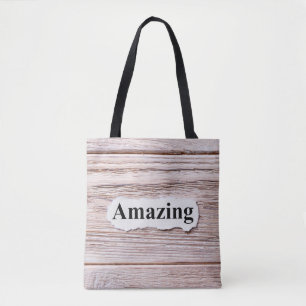 ERSTAUNLICH auf Papier. Konzept. Wörter von ERSTAU Tasche