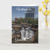 Erstaunlich, Greenville, Begrüßungskarte Karte (Gelbe Blume)