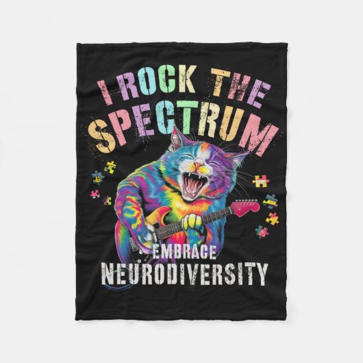 Erstaunlich ich rocke das Spektrum Autismus Mutter Fleecedecke (Vorderseite)
