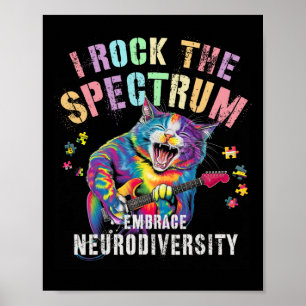 Erstaunlich ich rocke das Spektrum Autismus Mutter Poster
