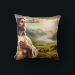 Erstaunlich Jesus Christus digitale Malerei Kissen<br><div class="desc">Das ist ein sehr erstaunlicher Jesus Christus,  ein digitaler Werfer-Kissen</div>