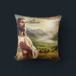 Erstaunlich Jesus Christus digitale Malerei Kissen<br><div class="desc">Das ist ein sehr erstaunlicher Jesus Christus,  ein digitaler Werfer-Kissen</div>