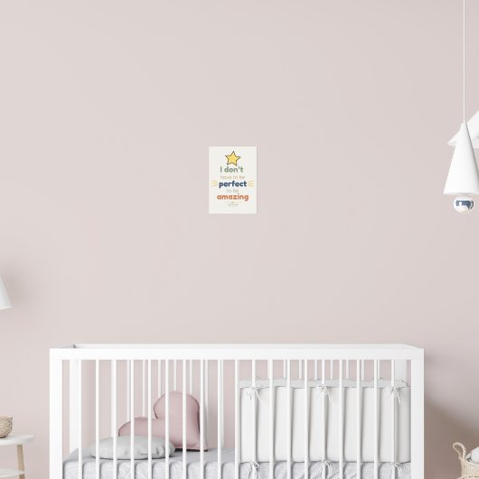 Erstaunlich | Kinder-Affirmationsposter Poster (Kinderzimmer 2)