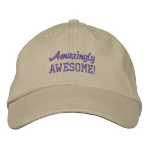 ERSTAUNLICH PHANTASTISCH! Cap (Khaki mit dunklem A Bestickte Baseballkappe