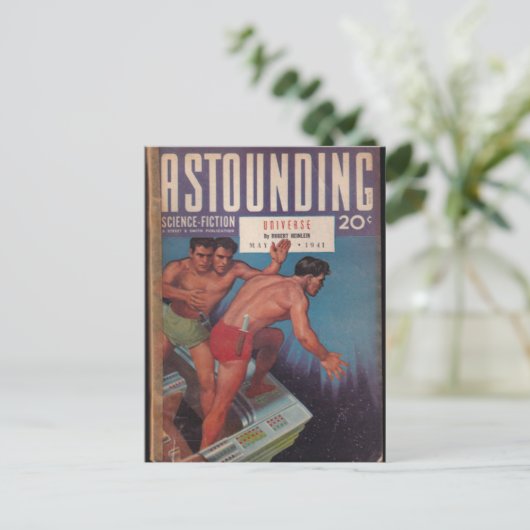 erstaunlich postkarte (Stehend Vorderseite)