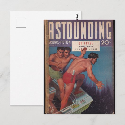 erstaunlich postkarte (Vorne/Hinten)