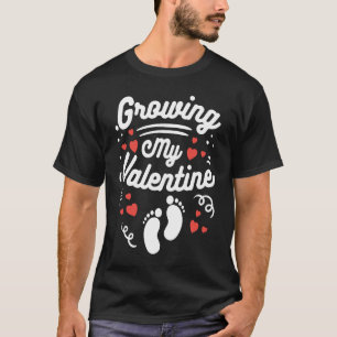 Erstaunlich Retro Wachsende schwangere Valentinsta T-Shirt
