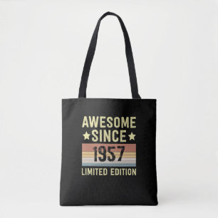 Erstaunlich seit 1957 Retro 65 Jahre alt Geburtsta Tasche