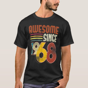 Erstaunlich seit 1968 55. Geburtstag Retro Vintage T-Shirt