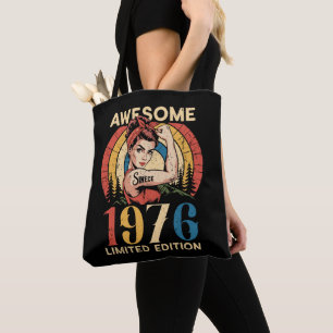 Erstaunlich seit 1976 50. Frauen-Geburtstag Vintag Tasche