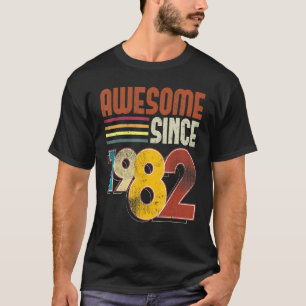 Erstaunlich seit 1982 41. Geburtstag Retro Vintage T-Shirt