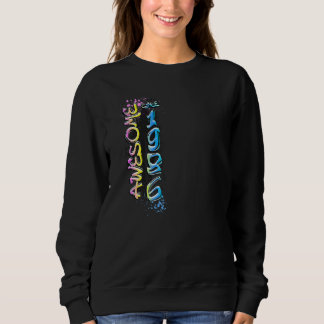 Erstaunlich seit 1986 Graffiti-Motiv  1 Sweatshirt