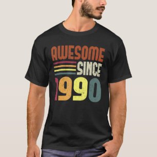 Erstaunlich seit 1990 33. Geburtstag Retro Vintage T-Shirt