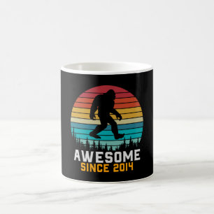 Erstaunlich seit 2014 Birthday Bigfoot Retro Kaffeetasse