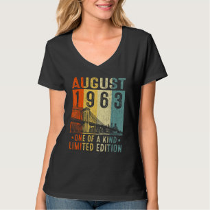 Erstaunlich seit August 1963 Einzigartig T-Shirt