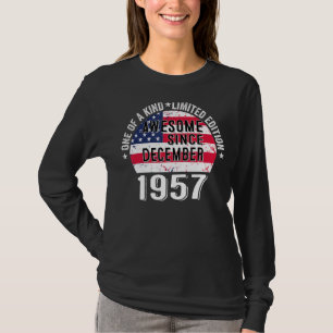 Erstaunlich seit Dezember 1957 Vintage 65 Jahre al T-Shirt
