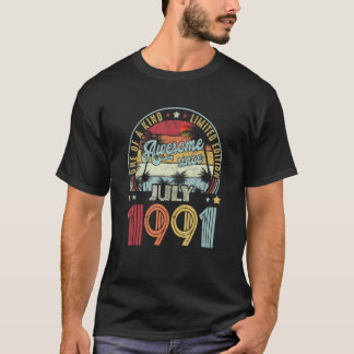 Erstaunlich seit Juli 1991 Einzigartig T-Shirt