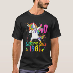 Erstaunlich seit Mai 1981 40. Geburtstag Männer Fr T-Shirt