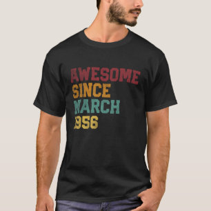 Erstaunlich seit März 1956 70. Geburtstag 70 Jahre T-Shirt