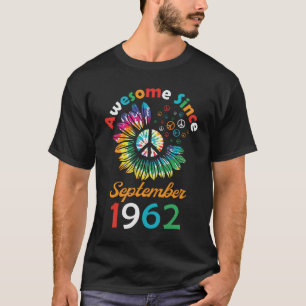 Erstaunlich seit September 1962 Lustiger Geburtsta T-Shirt