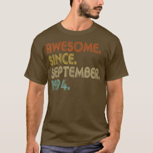 Erstaunlich seit September 1994 Vintage 28. Geburt T-Shirt