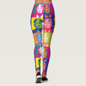 Erstaunlich Tack Donald Trump Pop Art Yoga Pants Leggings (Rückseite)