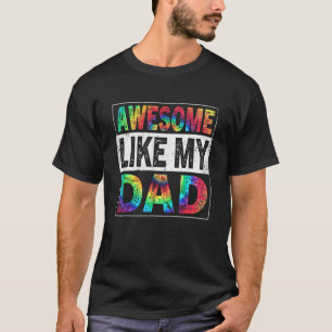 Erstaunlich wie mein Papa Vintage Tie Dye Männer F T-Shirt