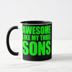 Erstaunlich wie meine drei Söhne Muttertag und Tasse