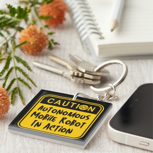 Erstaunliche autonome Roboter in Aktion Schlüsselanhänger (Vorderseite rechts)