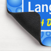 Erstaunliche Blasen-Effekt-Namensschild Mousepad (Ecke)