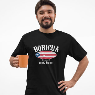 Erstaunliche Boricua Puerto Rico 100% T-Shirt