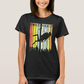 Erstaunliche Cool Text Streifen Vintage Retro Scu T-Shirt