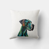 Erstaunliche Dogge Kissen (Rückseite)