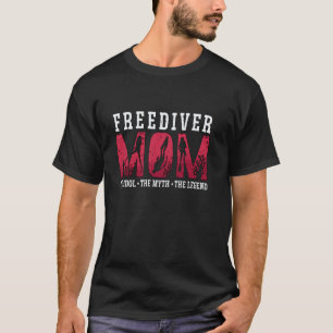 Erstaunliche Freediver-Mutter Der Idol-Tauchgang S T-Shirt