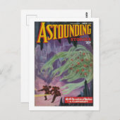 Erstaunliche Geschichten (Februar 1936) Postkarte (Vorne/Hinten)