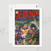 Erstaunliche Geschichten über Super-Science Fictio Postkarte (Vorne/Hinten)