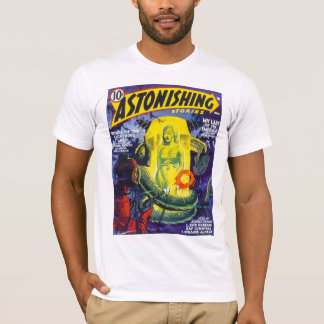 ERSTAUNLICHE GESCHICHTEN Vintage-Pulp-Magazin-Cove T-Shirt