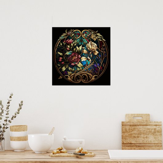 Erstaunliche Glasbläschen Poster (Küche)