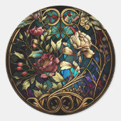 Erstaunliche Glasbläschen Runder Aufkleber (Vorderseite)