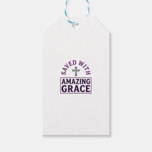 Erstaunliche Gnade Christliches Kreuz Vintage Geschenkanhänger