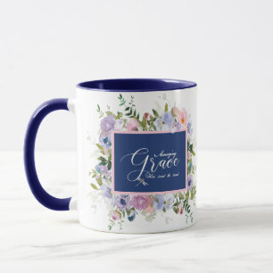 Erstaunliche Gnade floral Tasse