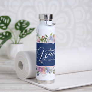 Erstaunliche Gnade floral   Trinkflasche