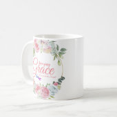 Erstaunliche Gnade Kaffeetasse (Vorderseite Links)