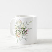 Erstaunliche Gnade Kaffeetasse (Vorderseite Links)