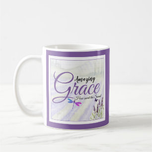 Erstaunliche Gnade Lavendelfeld Kaffeetasse